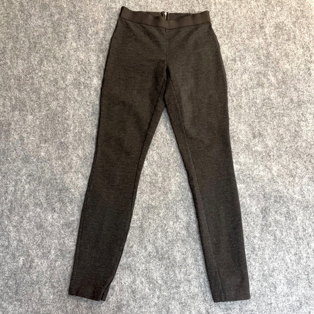 J.Crew Pixie Pants 0R Gray Ponte Skinny Ankle Stretch Career Office Zip Back
